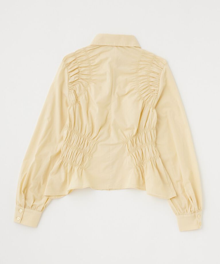 MOUSSY「COTTON GATHER シャツ」|シャツ・ブラウス|