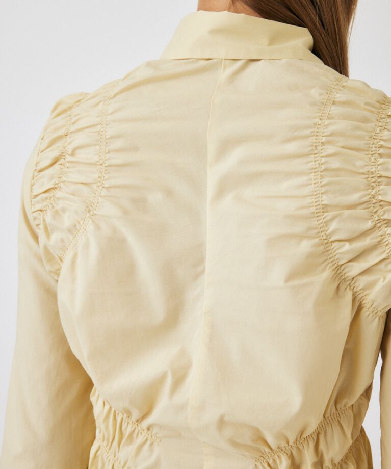 MOUSSY「COTTON GATHER シャツ」|シャツ・ブラウス|