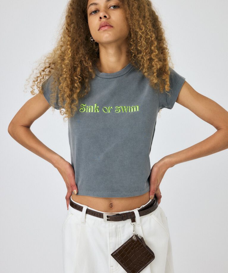 MOUSSY「NEON MINI Tシャツ」|Tシャツ・カットソー|