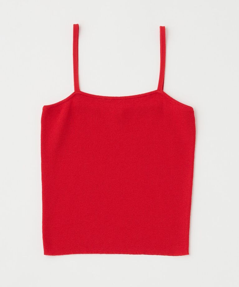 MOUSSY「KNIT CAMI & RIBBON シャツセット」|ニット・セーター|