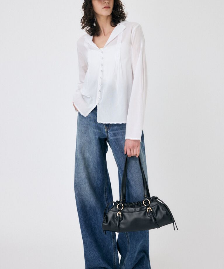 MOUSSY「COTTON PINTUCK ブラウス」|シャツ・ブラウス|