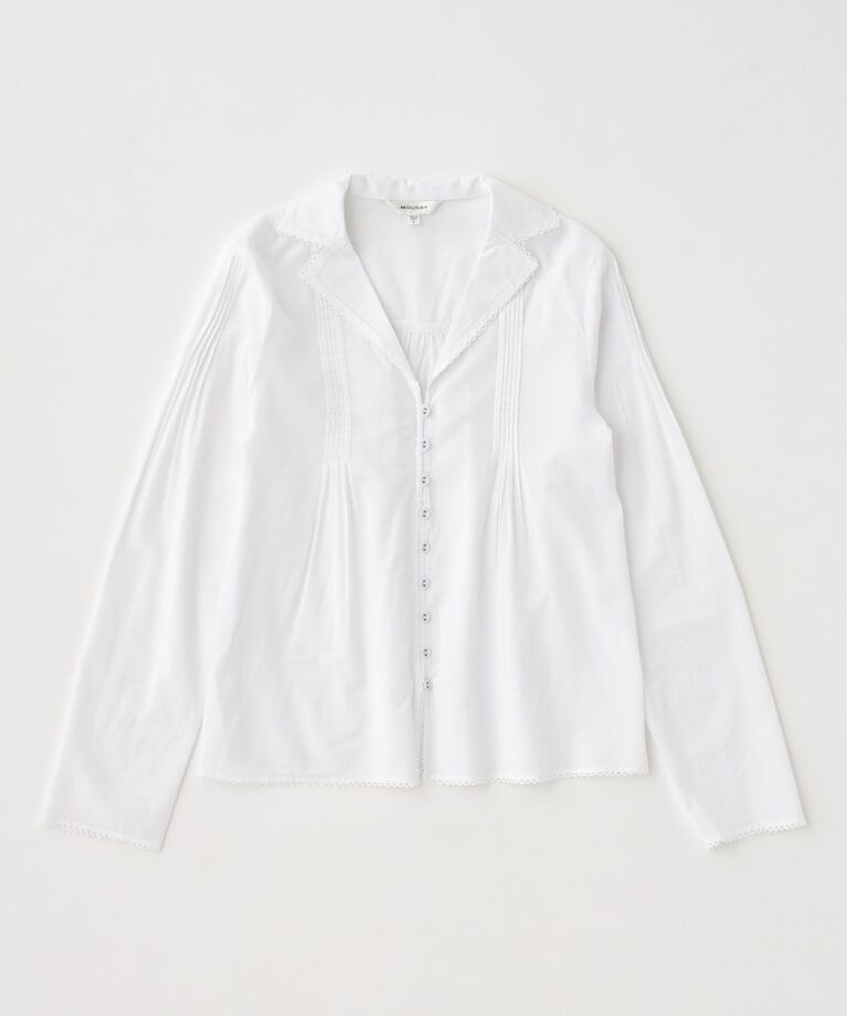 MOUSSY「COTTON PINTUCK ブラウス」|シャツ・ブラウス|