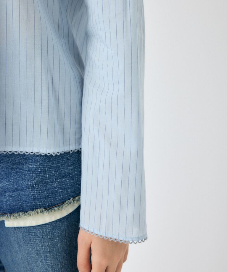 MOUSSY「COTTON PINTUCK ブラウス」|シャツ・ブラウス|