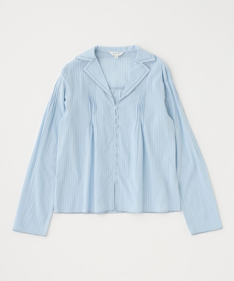 MOUSSY「COTTON PINTUCK ブラウス」|シャツ・ブラウス|