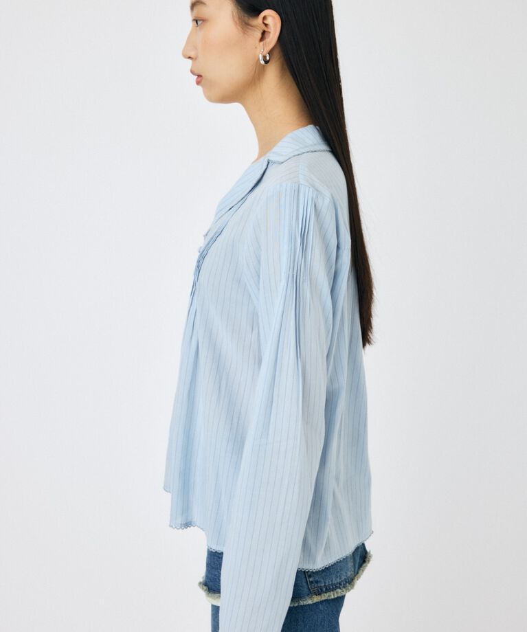 MOUSSY「COTTON PINTUCK ブラウス」|シャツ・ブラウス|