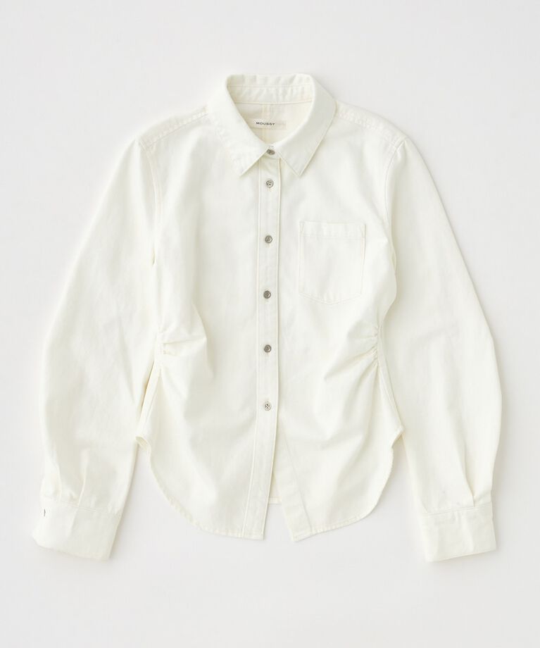MOUSSY「WAIST FIT デニムシャツ」|シャツ・ブラウス|