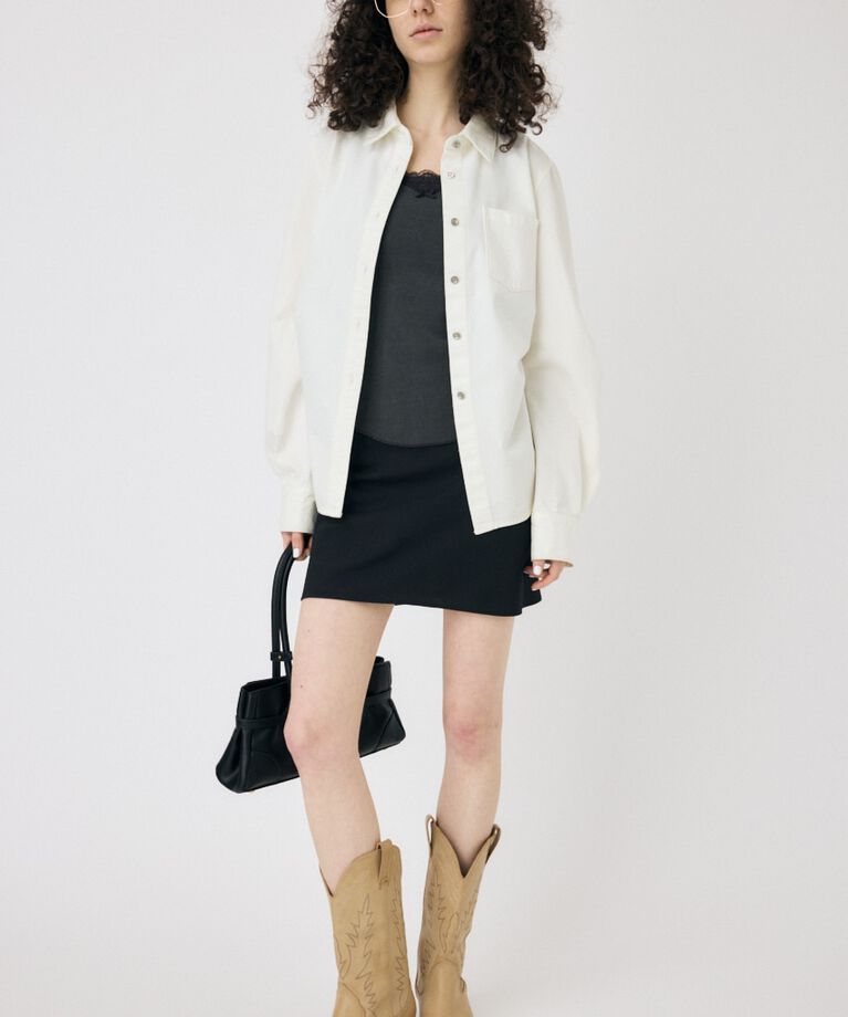 MOUSSY「WAIST FIT デニムシャツ」|シャツ・ブラウス|