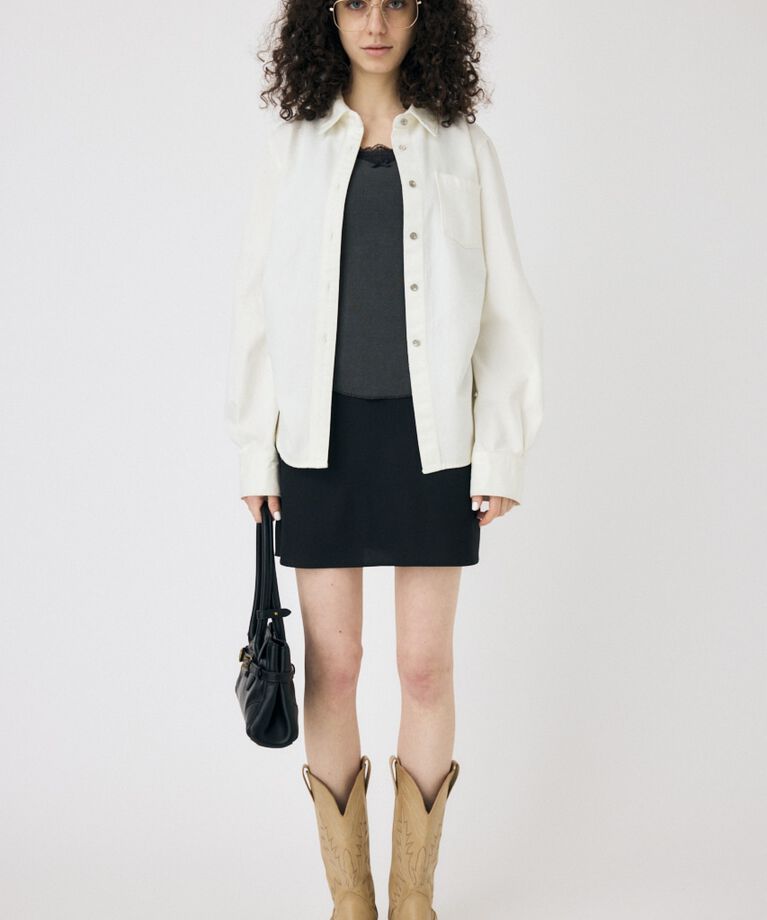 MOUSSY「WAIST FIT デニムシャツ」|シャツ・ブラウス|