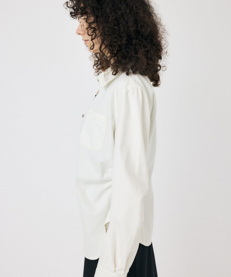 MOUSSY「WAIST FIT デニムシャツ」|シャツ・ブラウス|