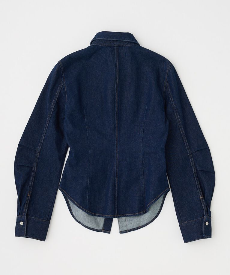 MOUSSY「WAIST FIT デニムシャツ」|シャツ・ブラウス|