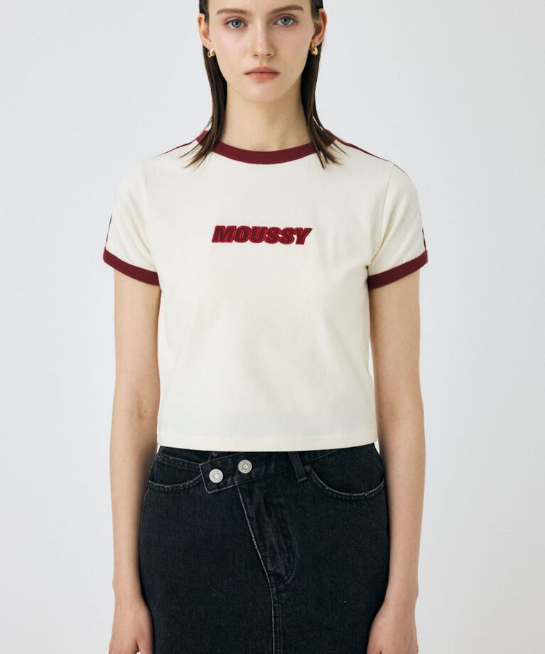 MOUSSY「RETRO SPORTY MOUSSY Tシャツ」|Tシャツ・カットソー|O/WHT1