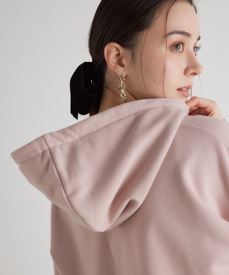 rienda「クロップドフーディースウェットTOP」|Tシャツ・カットソー|