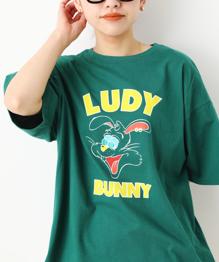 RODEO CROWNS「LUDY RABBIT Tシャツ」|Tシャツ・カットソー|D/GRN3