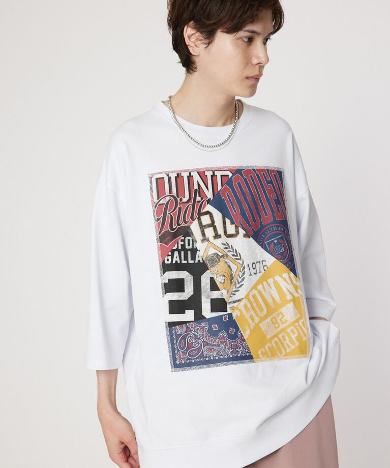 RODEO CROWNS「イラストハーフスリーブスウェット」|Tシャツ・カットソー|