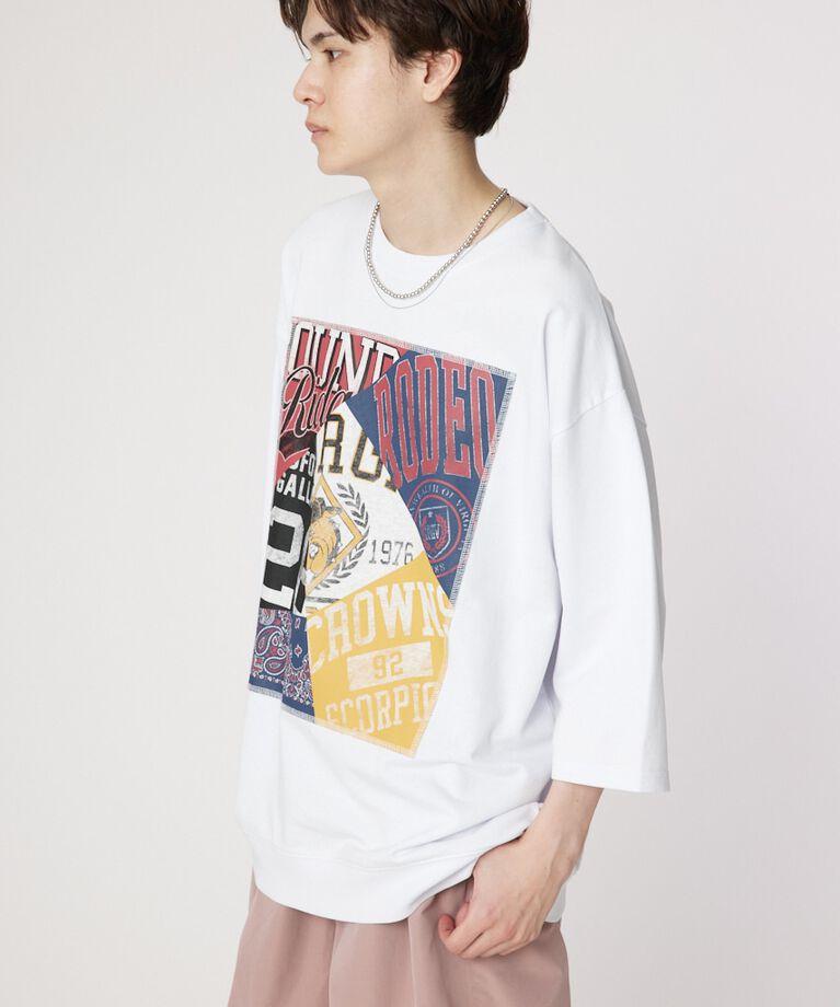 RODEO CROWNS「イラストハーフスリーブスウェット」|Tシャツ・カットソー|