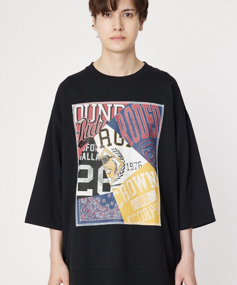 RODEO CROWNS「イラストハーフスリーブスウェット」|Tシャツ・カットソー|