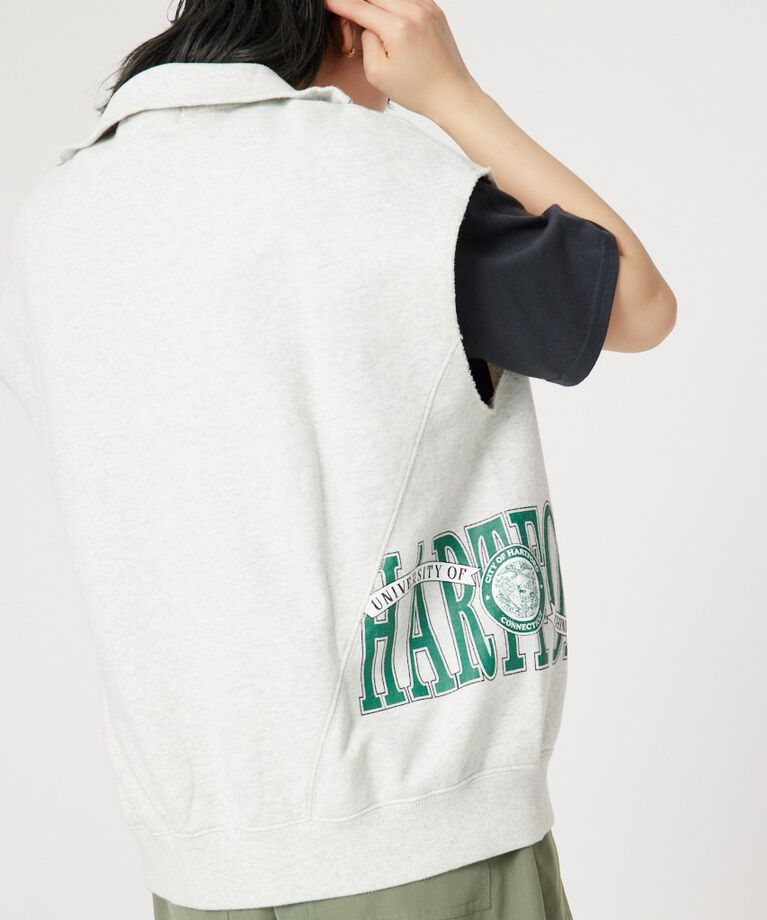 RODEO CROWNS「リメイクハーフジップベスト」|Tシャツ・カットソー|