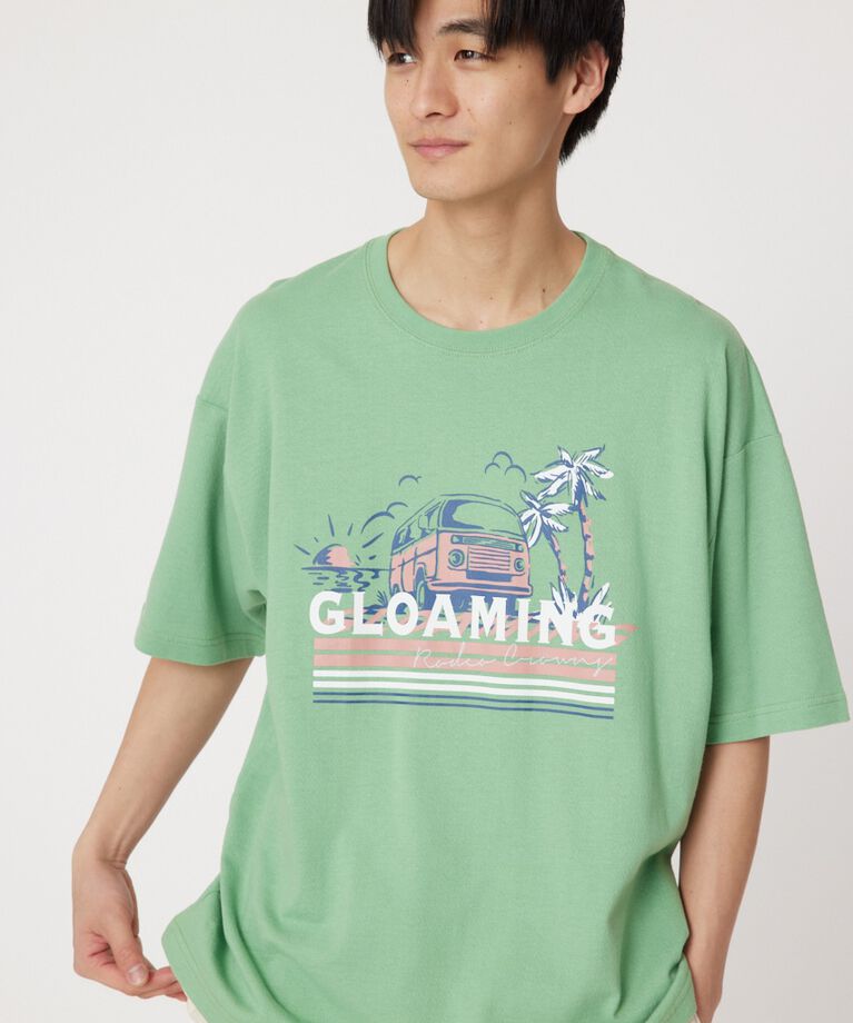 RODEO CROWNS「レトロバス Tシャツ」|Tシャツ・カットソー|L/GRN1