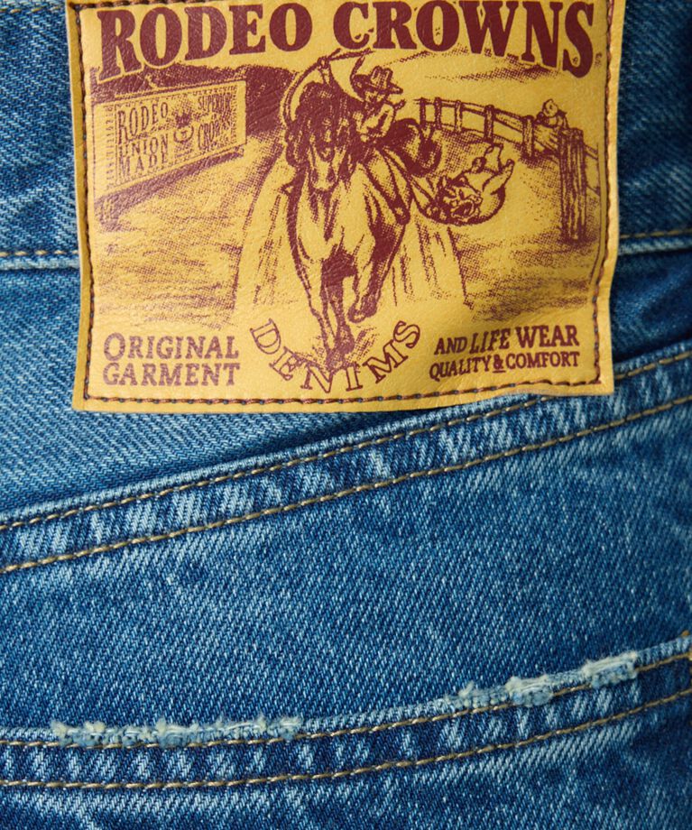 RODEO CROWNS「HEM WESTERN デニムパンツ」|デニム|