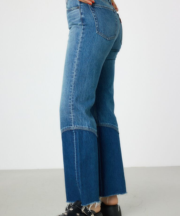 RODEO CROWNS「HEM WESTERN デニムパンツ」|デニム|