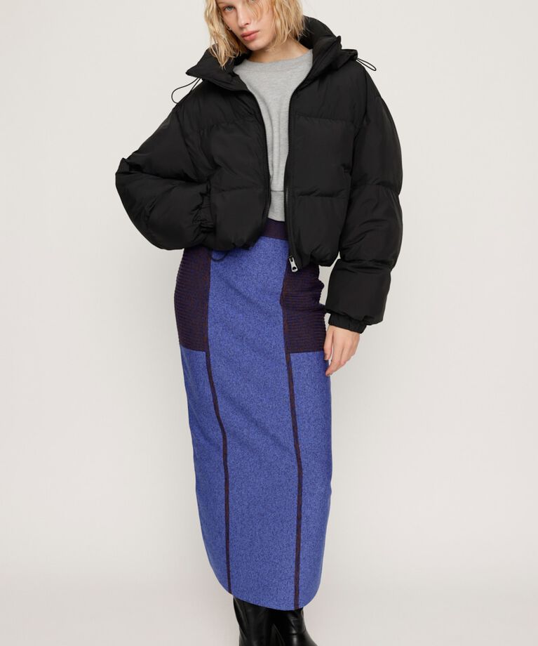 SLY「BLOCKING I LINE KNIT スカート」|スカート|
