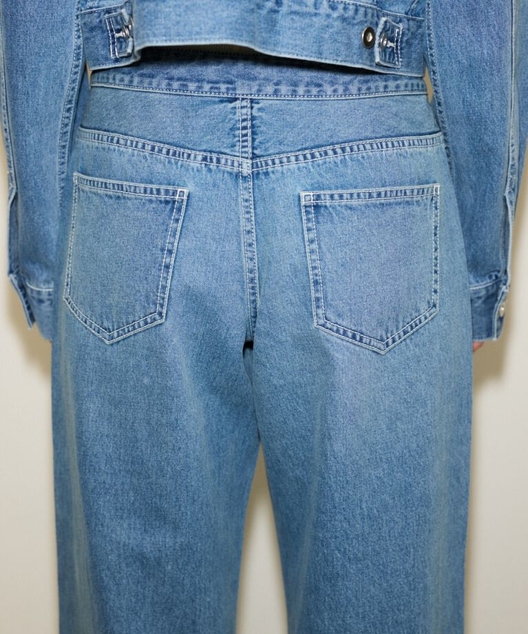SLY「L／W LOOSE LEG PT-C」|デニム|