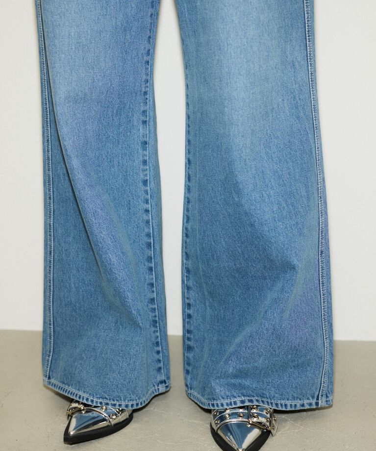 SLY「L／W LOOSE LEG PT-C」|デニム|