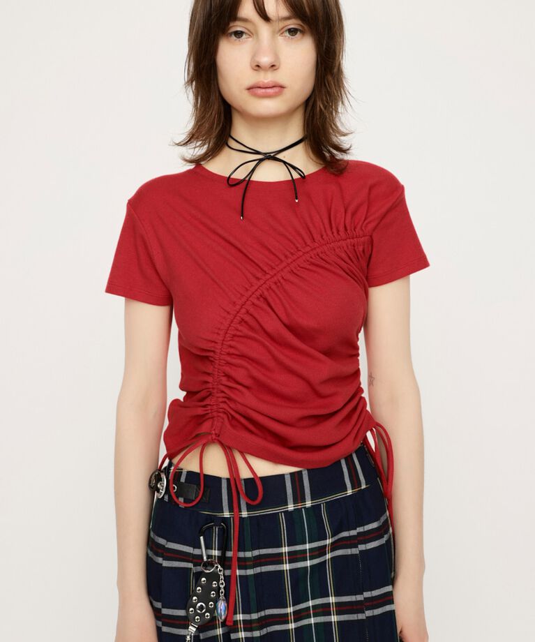 SLY「DROST GATHER COMPACT トップス」|Tシャツ・カットソー|