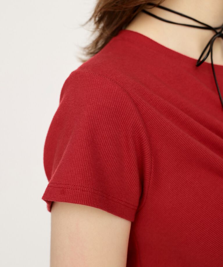 SLY「DROST GATHER COMPACT トップス」|Tシャツ・カットソー|