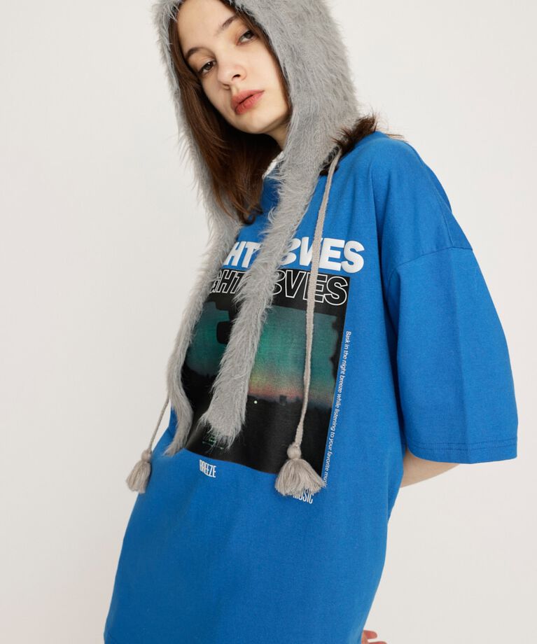 SLY「OVERSIZE PHOTO PRINT Tシャツ」|Tシャツ・カットソー|