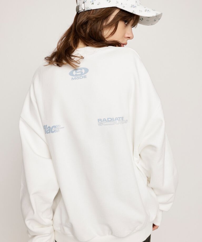 SLY「LOGO STITCH SW トップス」|Tシャツ・カットソー|