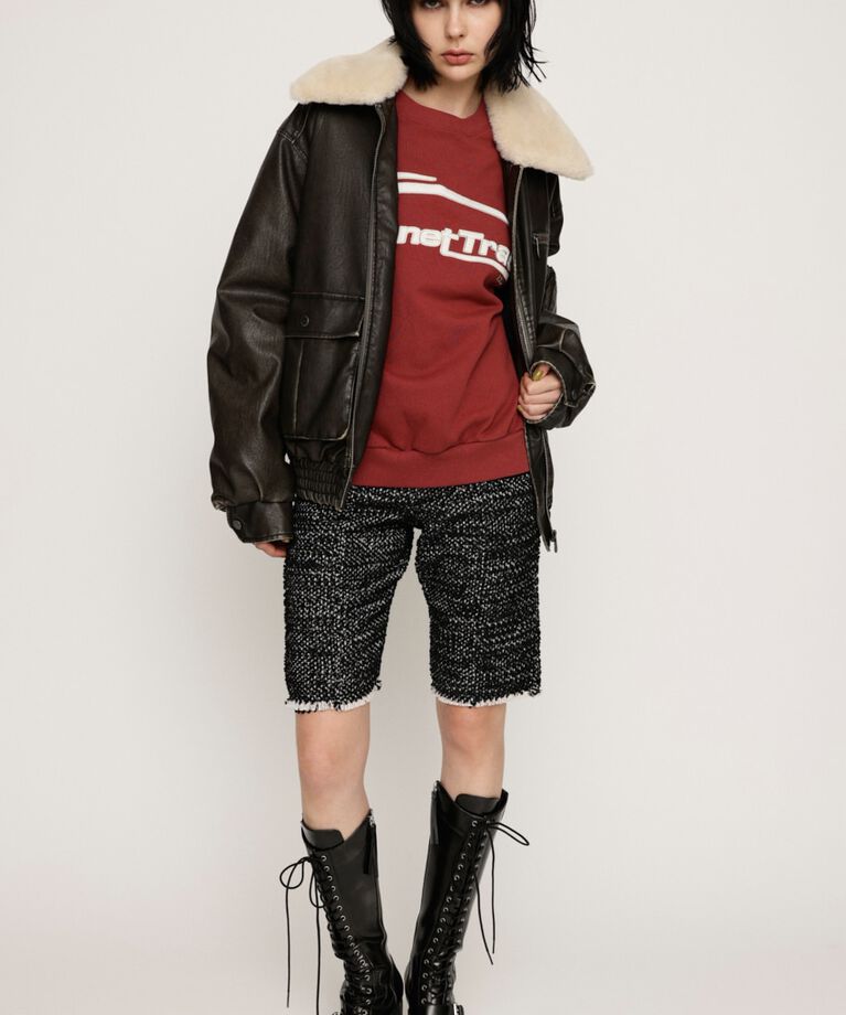 SLY「LOGO STITCH SW トップス」|Tシャツ・カットソー|