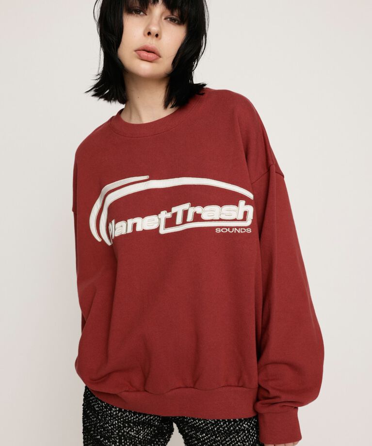 SLY「LOGO STITCH SW トップス」|Tシャツ・カットソー|