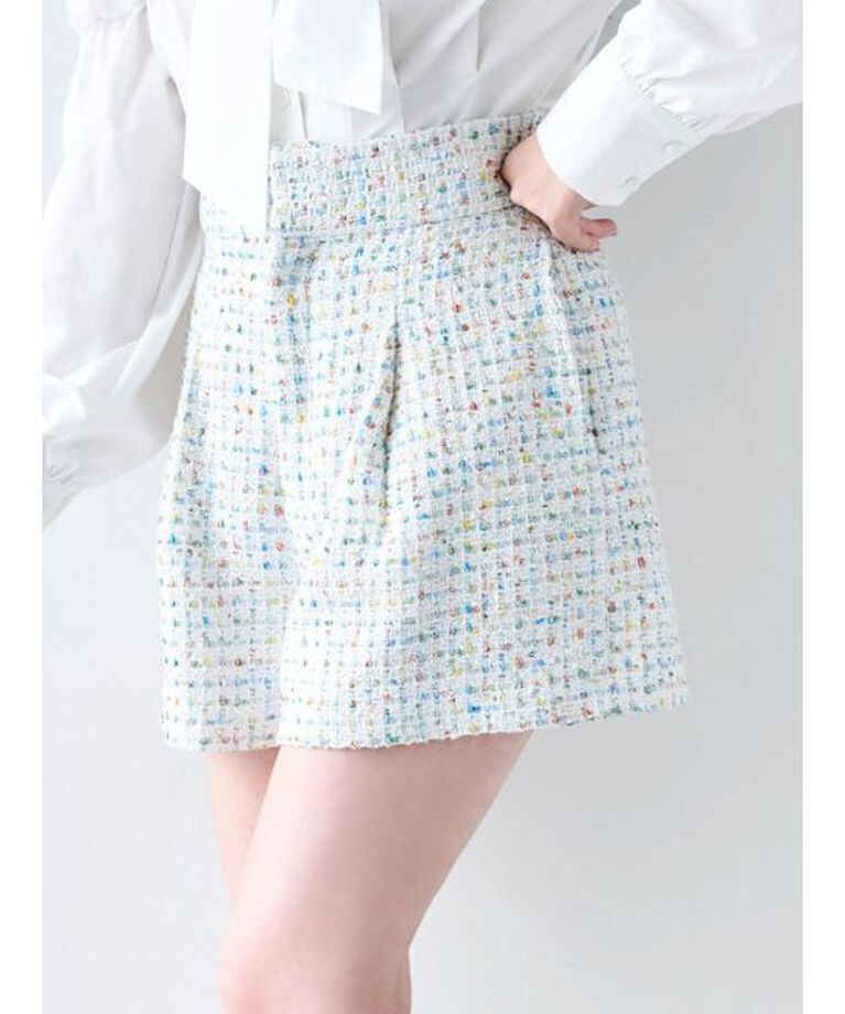 dazzlin「【セットアップ対応】ツイードタックショートパンツ」|その他|