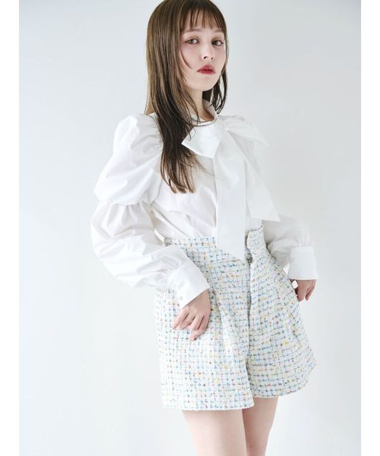 dazzlin「【セットアップ対応】ツイードタックショートパンツ」|その他|