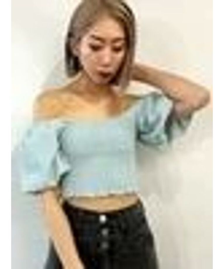 EMODA「ボリュームスリーブクロップトップ」|Tシャツ・カットソー|