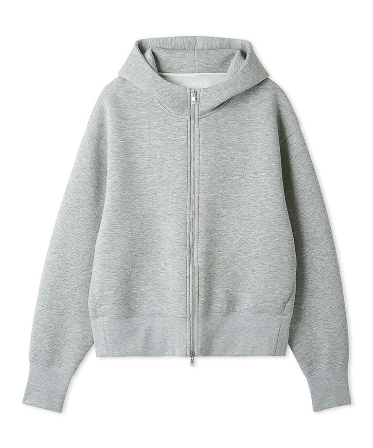 emmi atelier「ジップアップダンボールフーディー」|パーカー|LGRY