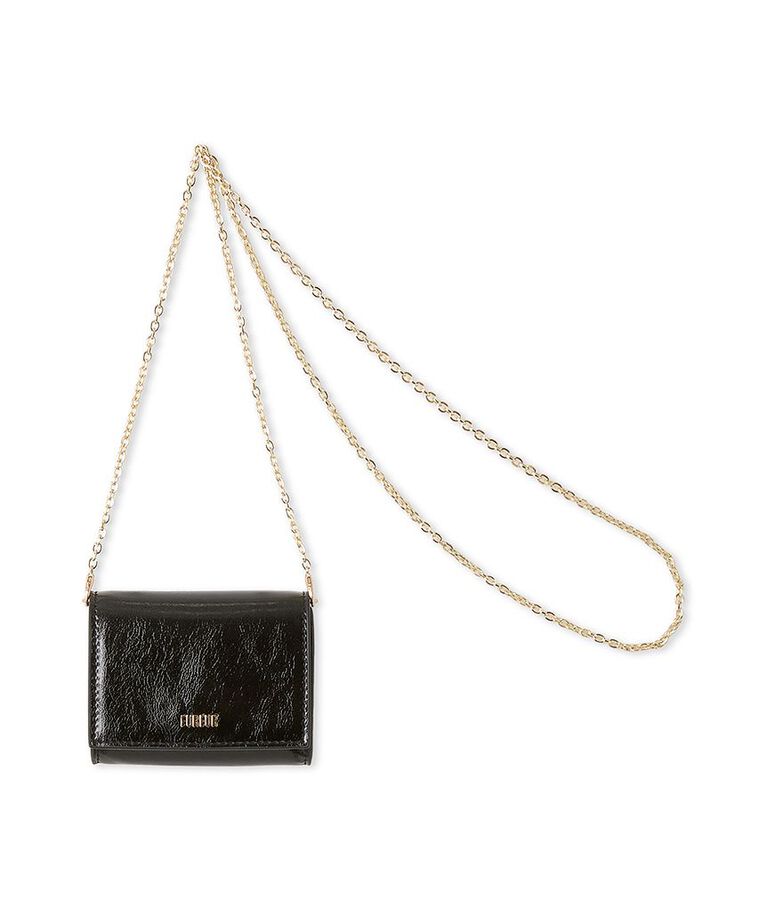 FURFUR「【WEB限定カラー】ミニウォレットショルダー」|名刺入れ・カードケース|BLK