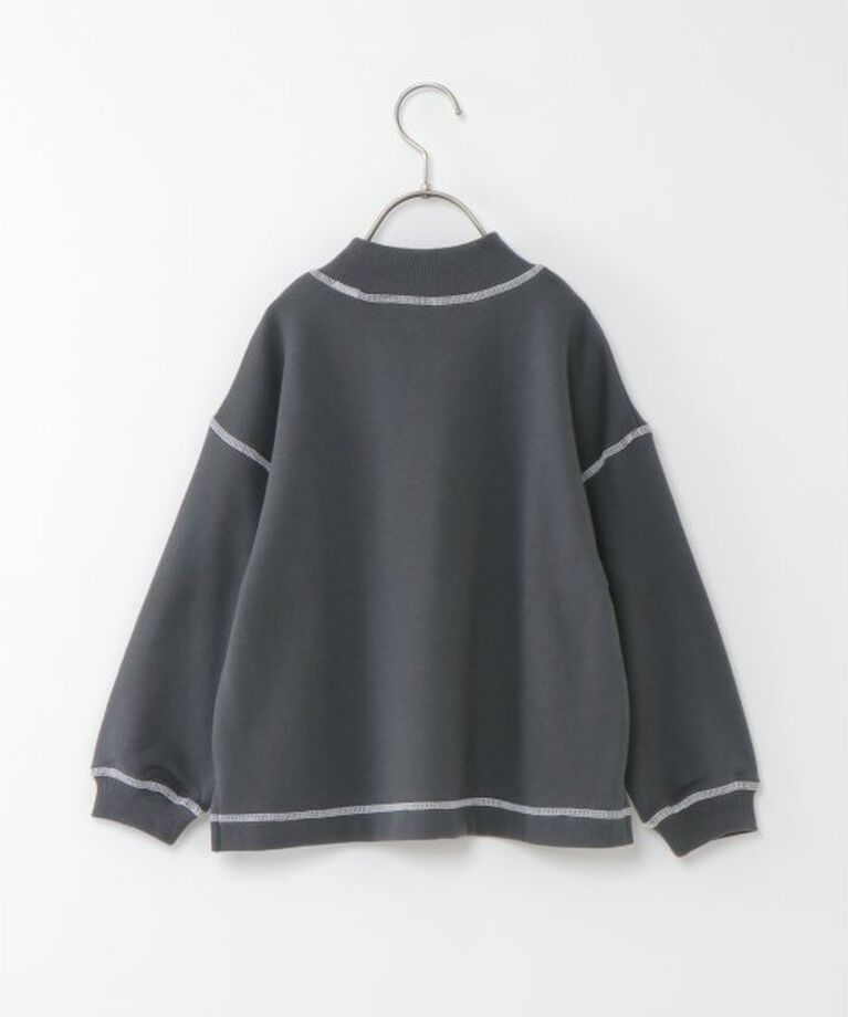 ikka kids「【キッズ】【速乾】配色ステッチプルオーバー（100~160cm）」|Tシャツ・カットソー|