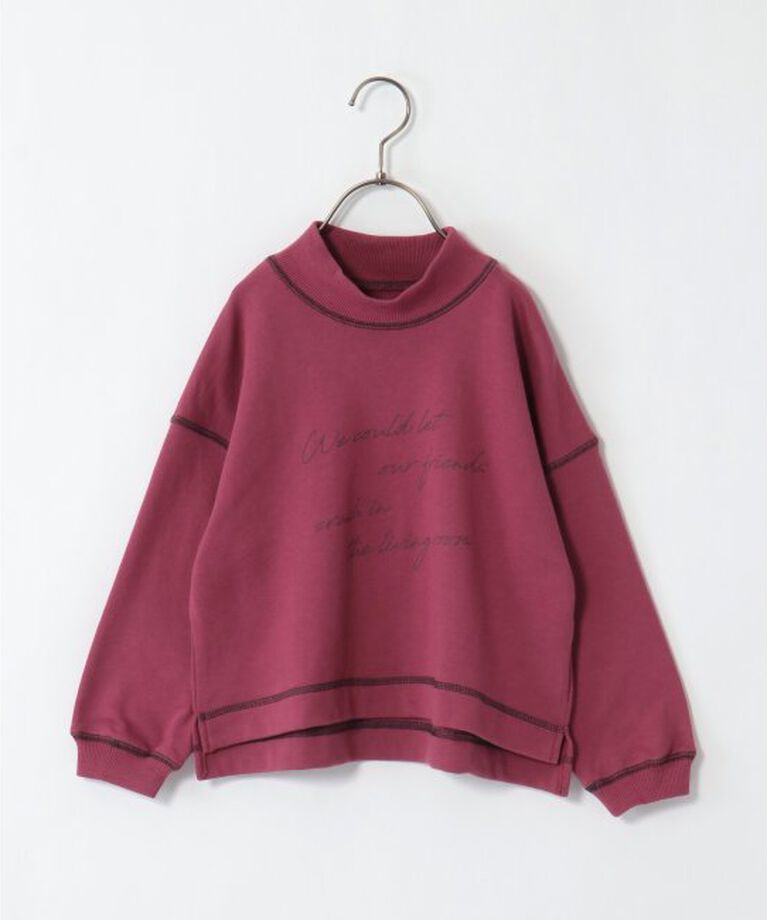 ikka kids「【キッズ】【速乾】配色ステッチプルオーバー（100~160cm）」|Tシャツ・カットソー|ピンク