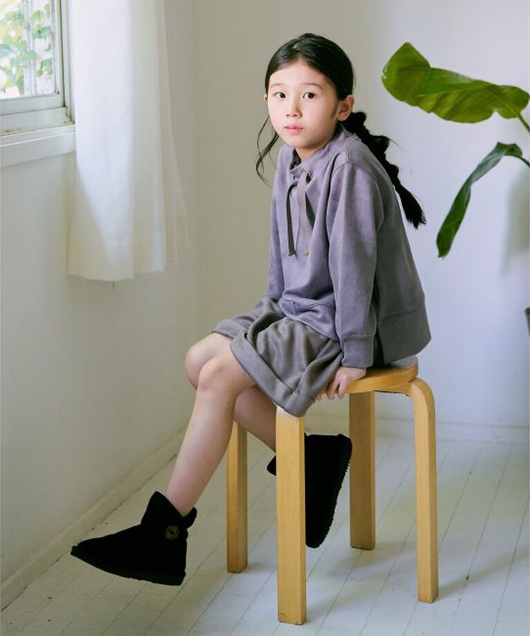 ikka kids「フェイクスエードポンポン付きハーフパンツ（120~160cm）」|その他|