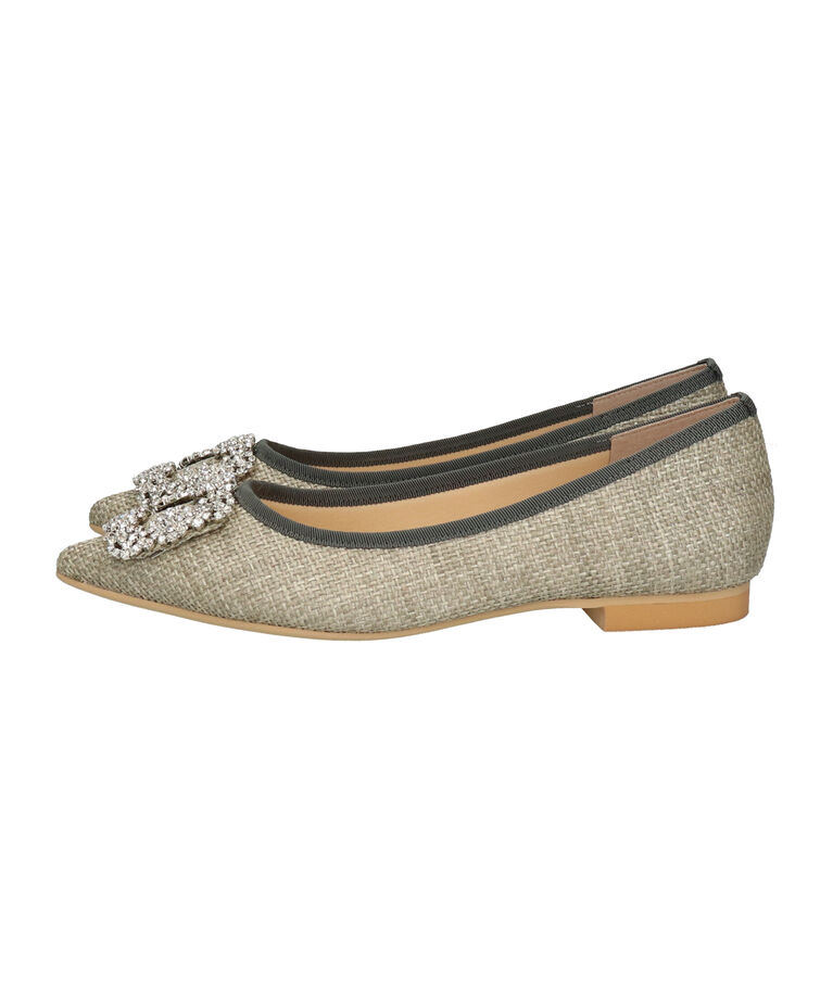 Bridget Birkin「【Bridget Birkin】ビジューポインテッドトゥバレエシューズ(551524)」|パンプス|
