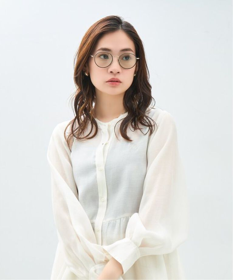  「Zoff｜Kirimaru ボストン型 サングラス   大きめ｜ユニセックス｜UVカット｜紫外線対策 うねうね 小顔効果」|サングラス|