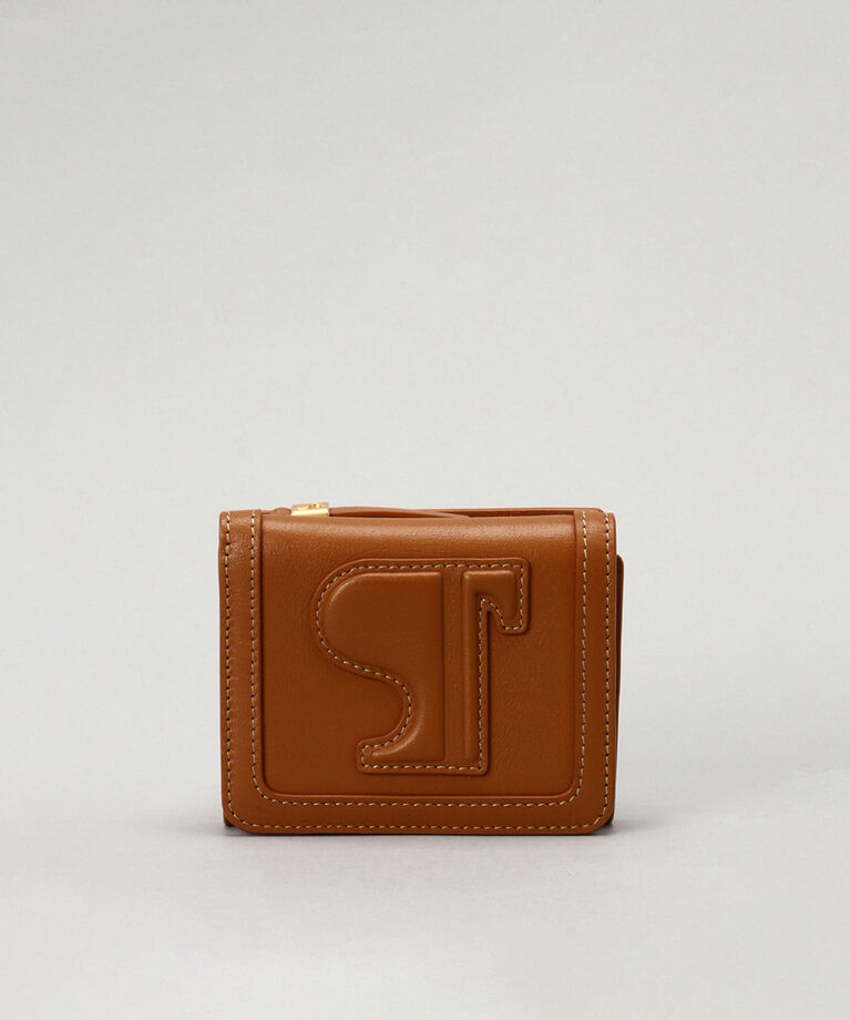Samantha Thavasa「Pomme d’espoir サック ア ラ モード 三つ折り財布」|財布|キャメル