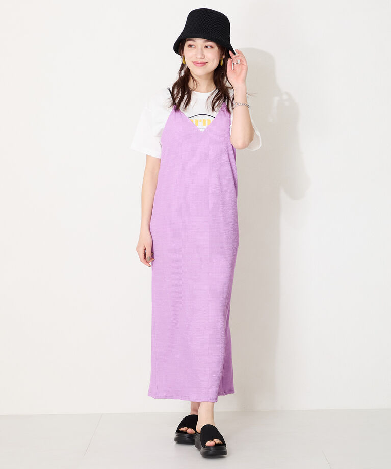 WA Oriental TRaffic「【予約】●2025春夏新作●厚底ニットミュールサンダル/52215 サンダル 厚底 ニット ミュール 人気 トレンド」|サンダル|