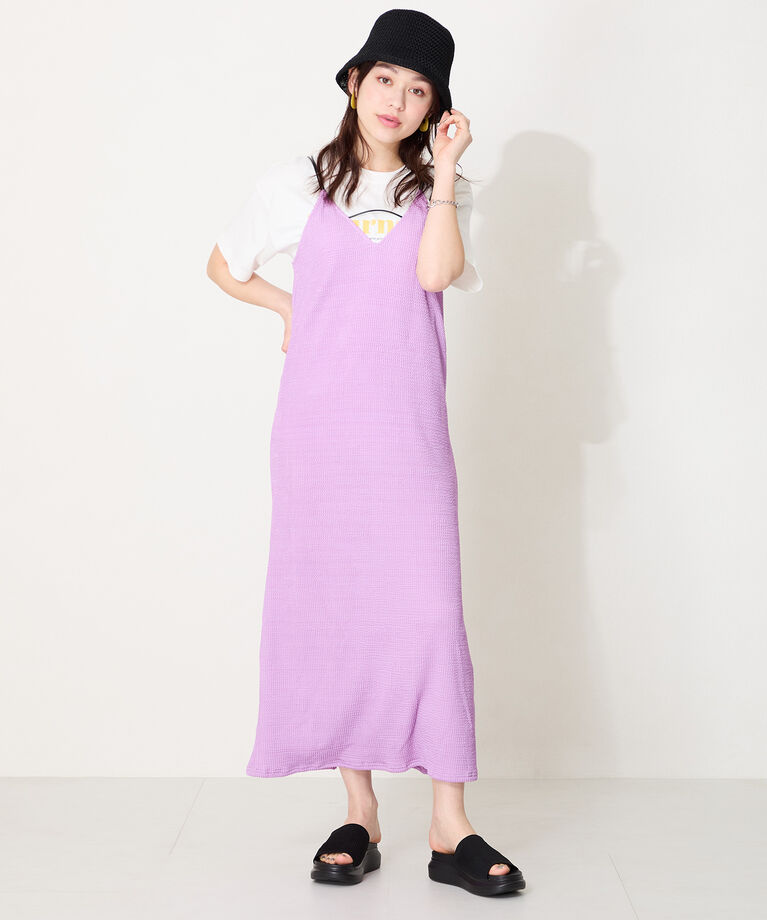 WA Oriental TRaffic「【予約】●2025春夏新作●厚底ニットミュールサンダル/52215 サンダル 厚底 ニット ミュール 人気 トレンド」|サンダル|