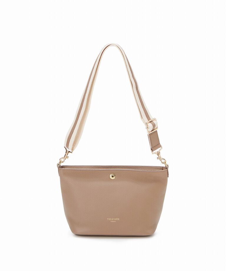 TOPKAPI TREASURE「【TREASURE TOPKAPI】 ソフトシュリンク テープ コンビ レザー ミニショルダーバッグ」|ショルダー・メッセンジャー|