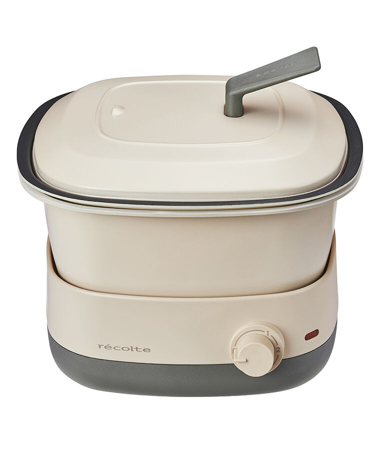 recolte「レコルト　ポットデュオ キャレ　RPD-4」|食器・キッチングッズ|クリームホワイト