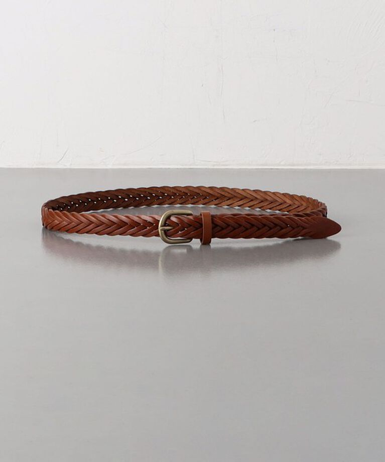 UNITED ARROWS「【別注】＜Anderson‘s＞ ラウンドバックル メッシュベルト」|ベルト|MD.BROWN