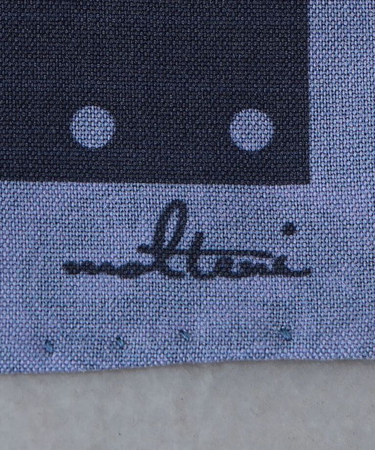 UNITED ARROWS「＜molteni＞ ドットプリント ポケットチーフ」|ハンカチ|
